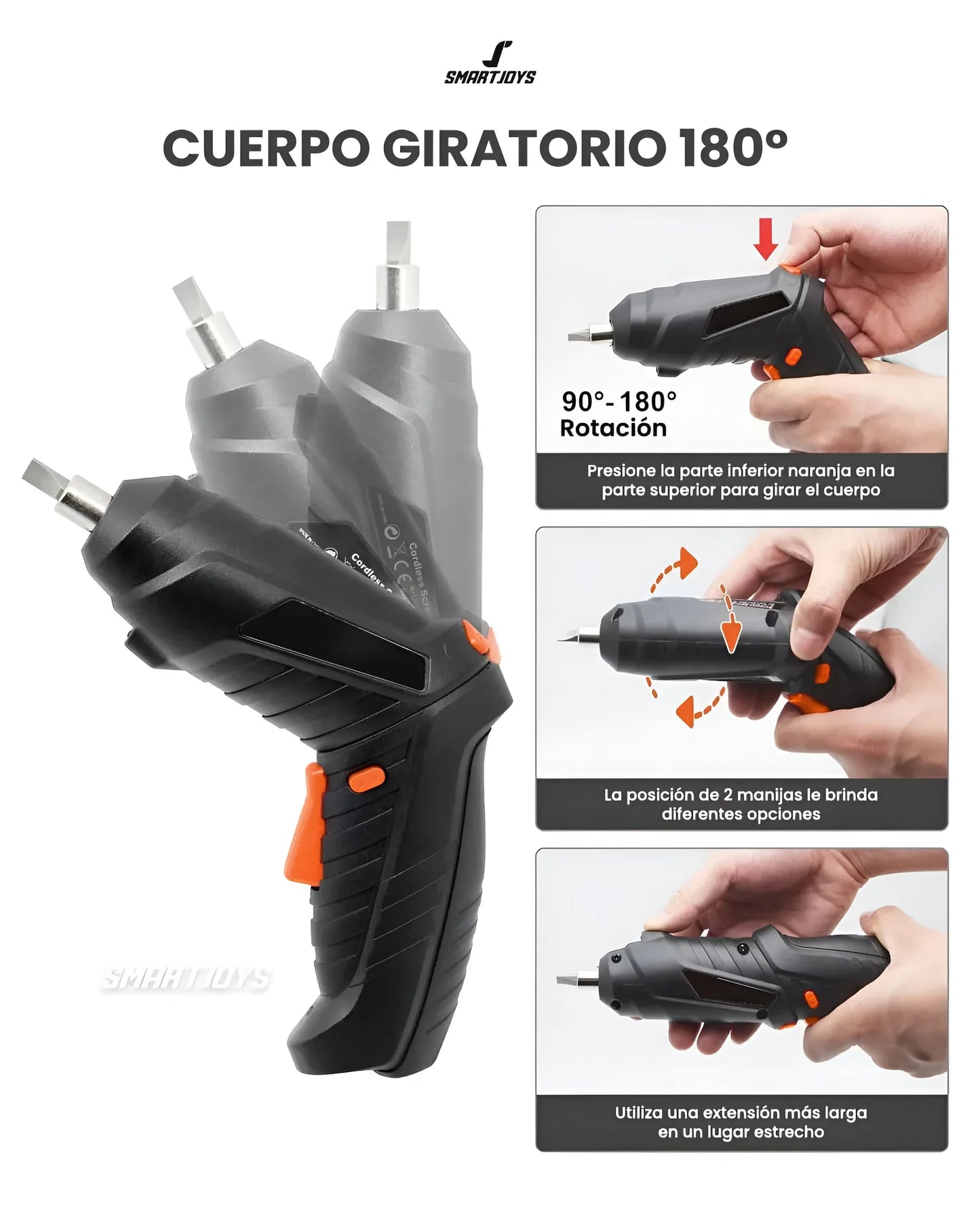 PowerDrive 360 fuerza eléctrica y precisión para armar sin tirar la muñeca