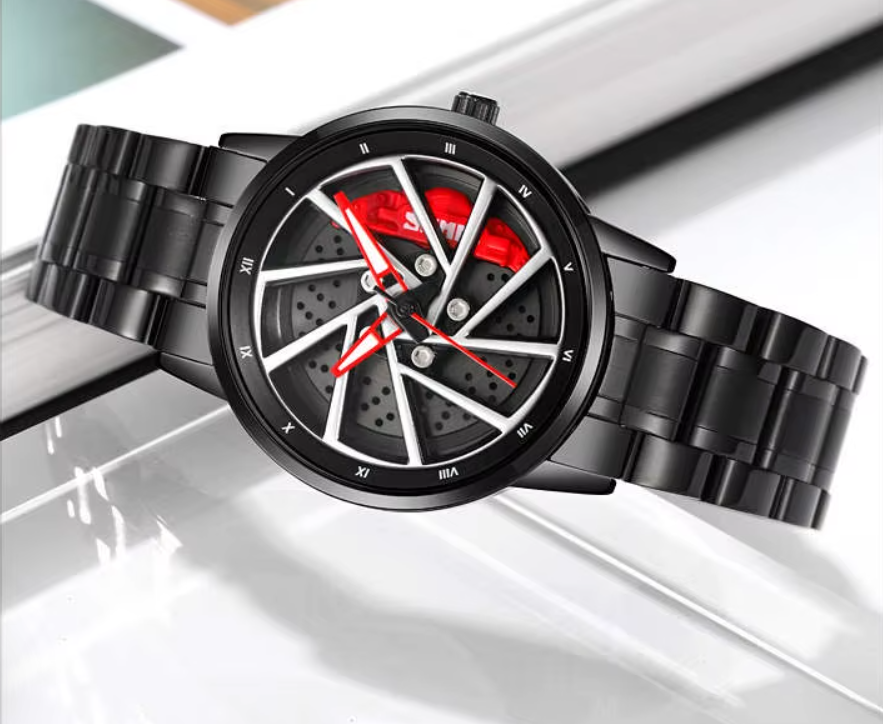 RELOJ GIRATORIO CASUAL| AUTOS DE CARRERAS RIN