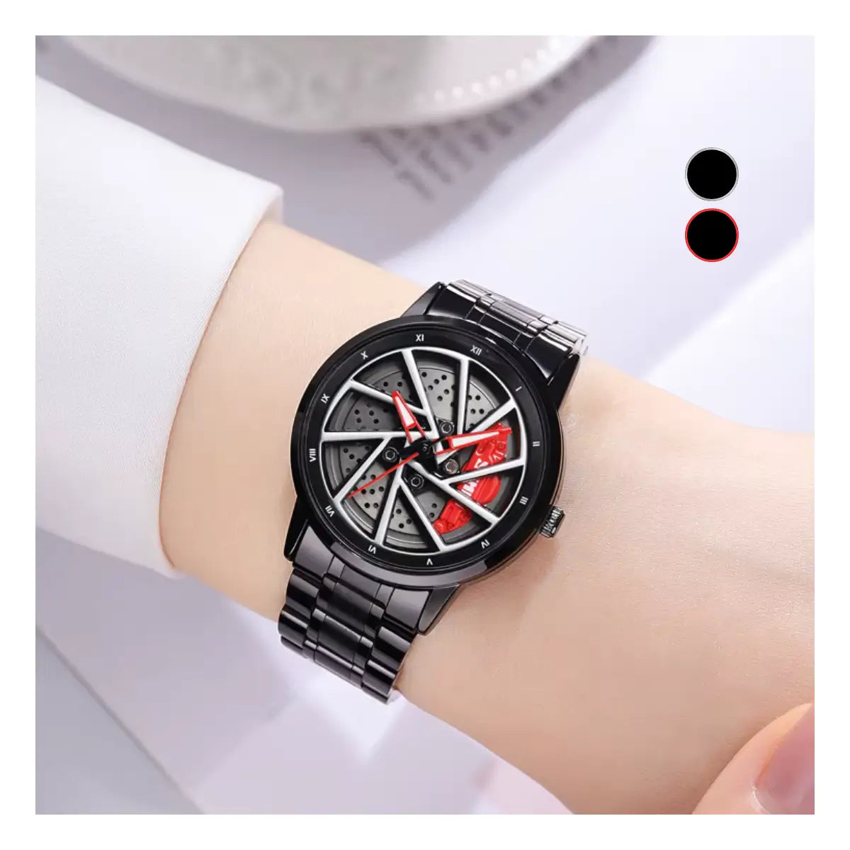 RELOJ GIRATORIO CASUAL| AUTOS DE CARRERAS RIN