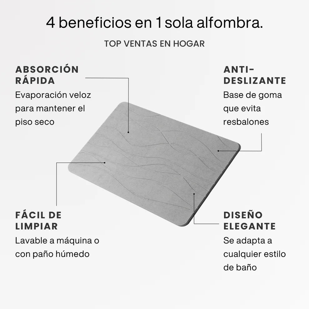 Alfombra Antideslizante Diatomita